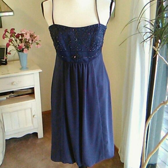 David's Bridal Strapless Convertible Dress - Picture 1 of 11